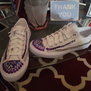 bling Sneakers by Redqueenofdiamond bling
